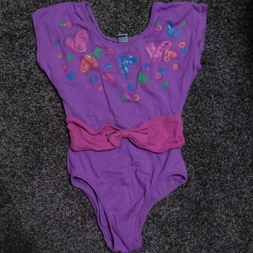 Purple dance leotard, girls 5/6